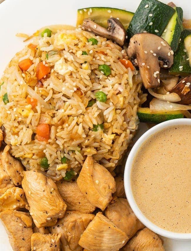 Hibachi Chicken With Fried Rice