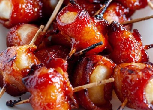 Bacon wrapped with water chestnuts Easy
