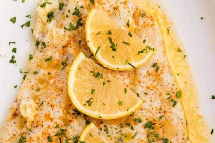 Baked Fish Lemon-Garlic