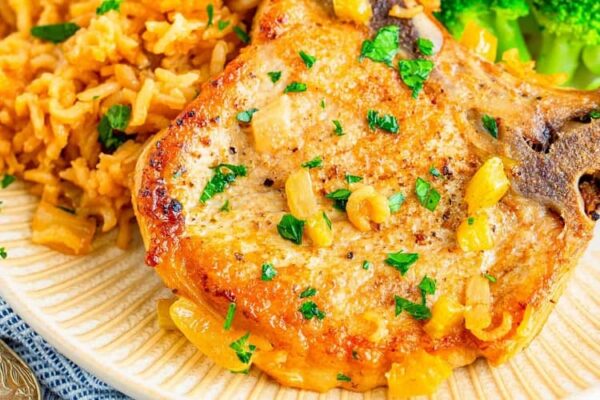 Baked Pork Chops With Rice Super Easy And Flavorful 6142