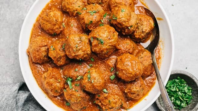 Chimichurri Meatballs Healthy
