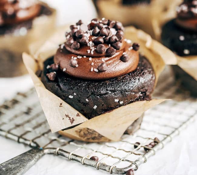 Chocolate Paleo Cupcakes Gluten-free