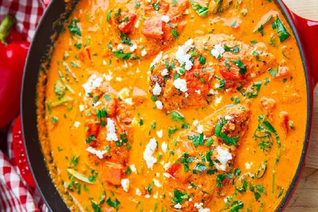 Creamy Roasted Red Pepper Sauce 