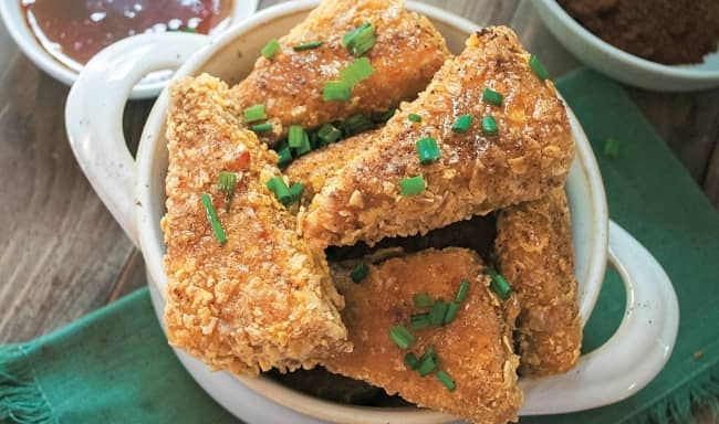 Crispy Vegan “Chicken” Tofu