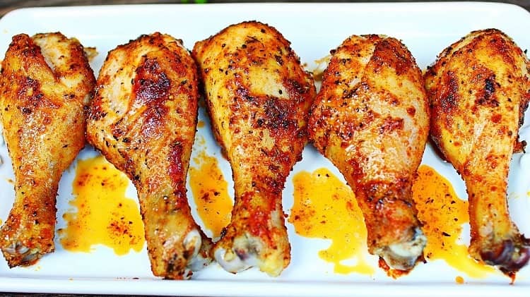 DRUMSTICKS WITH BAKED CHICKEN