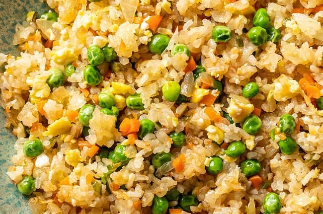 FRIED RICE WITH VEGETABLES 