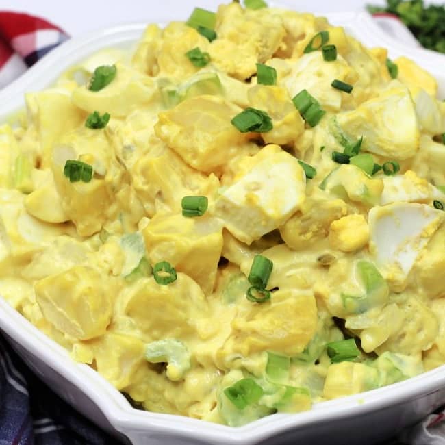 POTATO SALAD IN THE SOUTHERN STYLE in a minute 