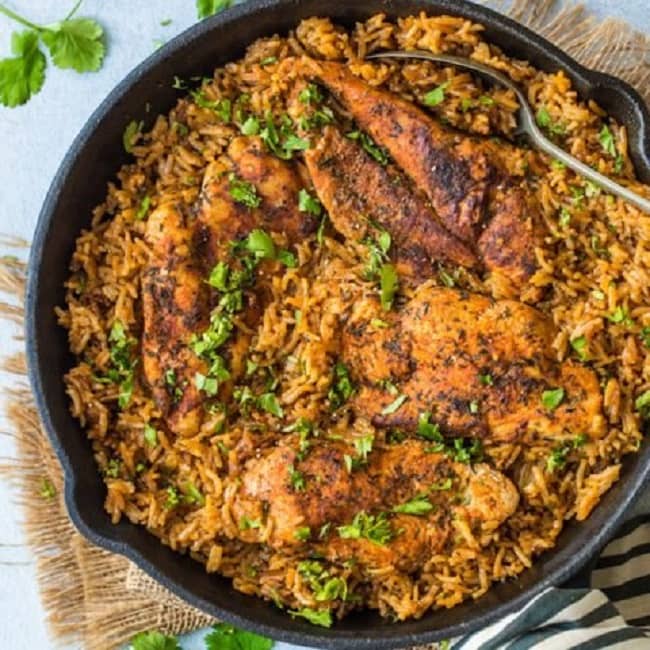 Pot Chicken And Rice- Easy