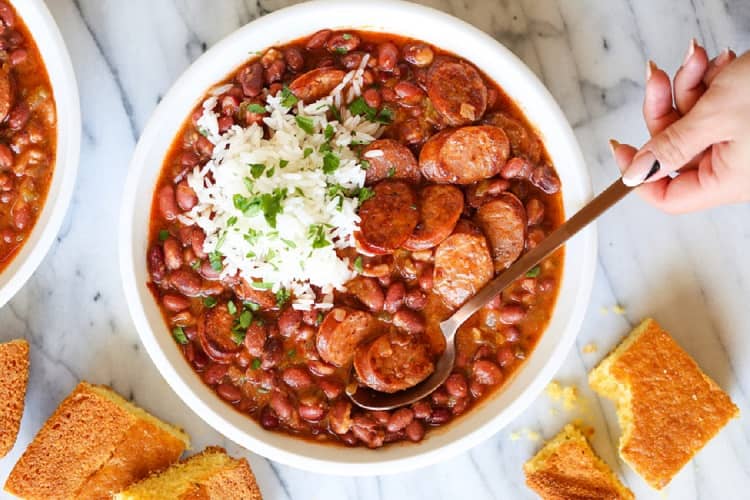 Red Beans And Rice In Louisiana Style