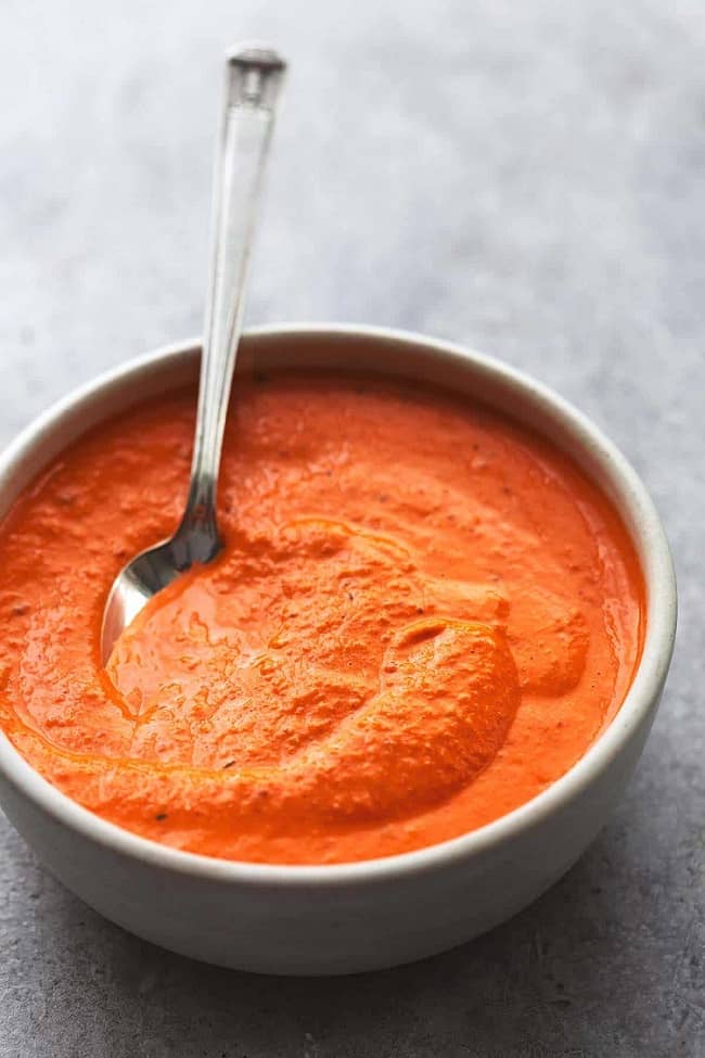 Creamy Roasted Red Pepper Sauce 