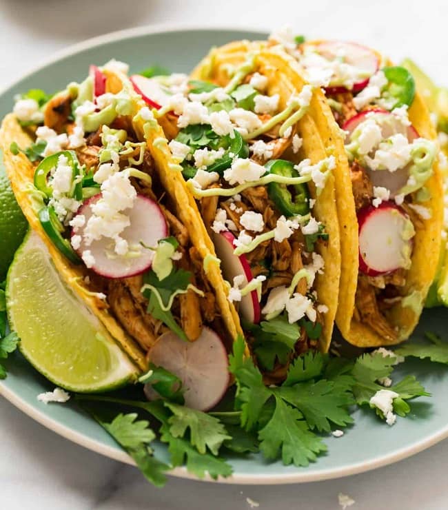 Easy way to make perfect Shredded Chicken Tacos
