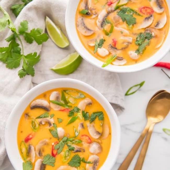 The Best Tom Kha Gai Soup homemade