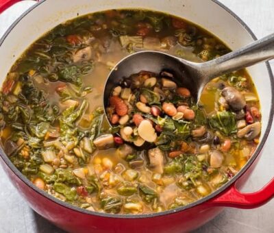 Vegetarian Soup With 15 Beans