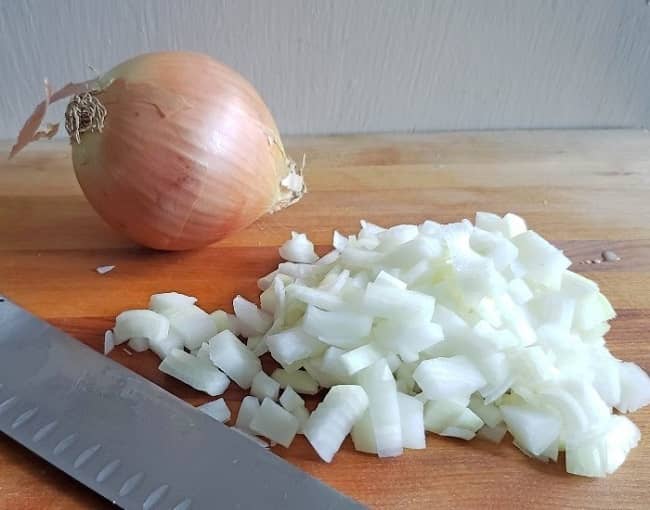Diced onion Simple