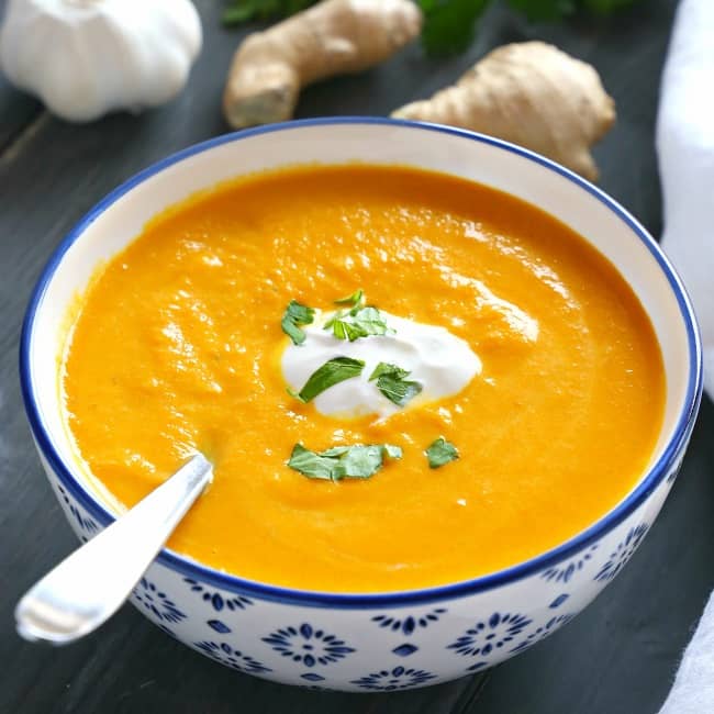 Carrot Ginger Soup Easy (1)