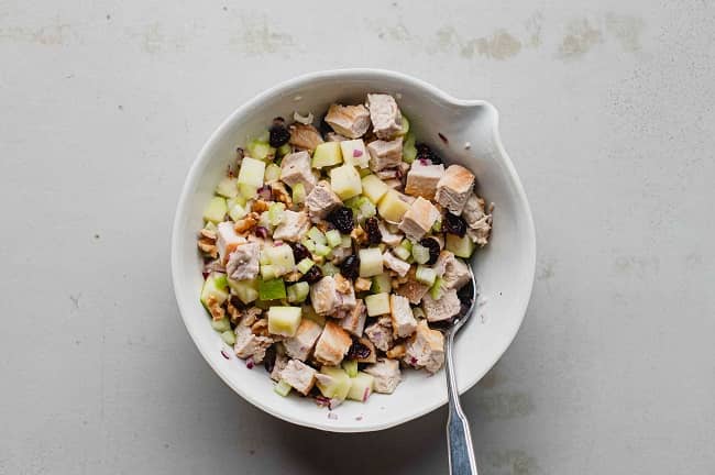 Chicken Salad With Apples And Cranberries 