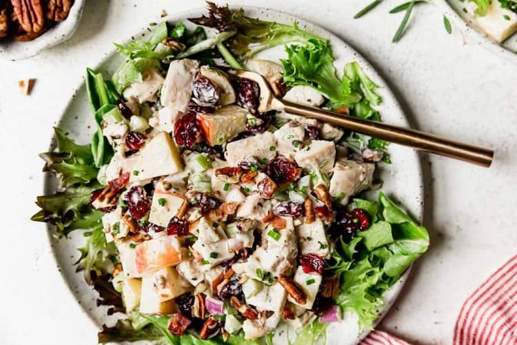 Chicken Salad With Apples And Cranberries