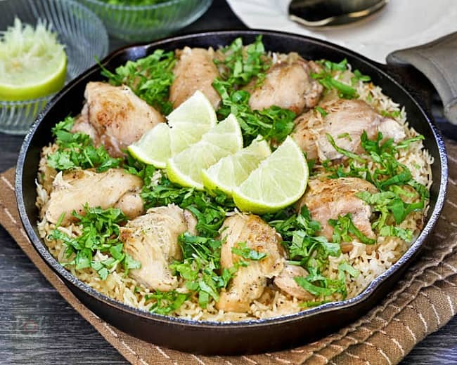 Chipotle Lime Chicken And Rice 