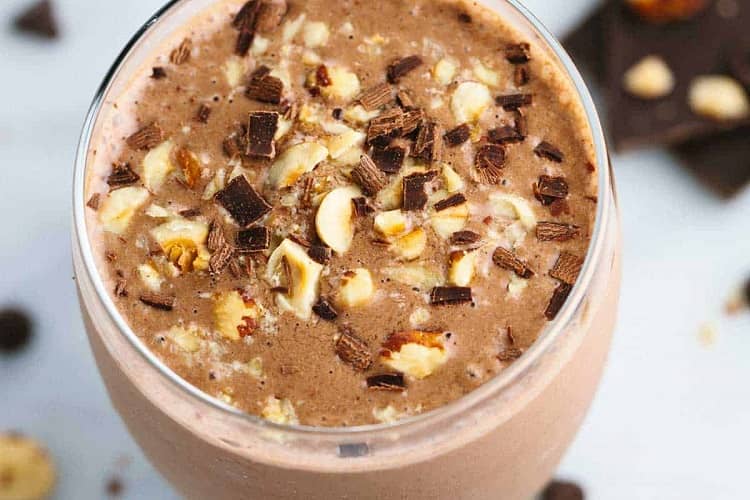 Chocolate Almond Smoothie Healthy