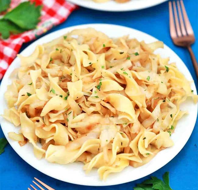 Fried Cabbage And Noodles