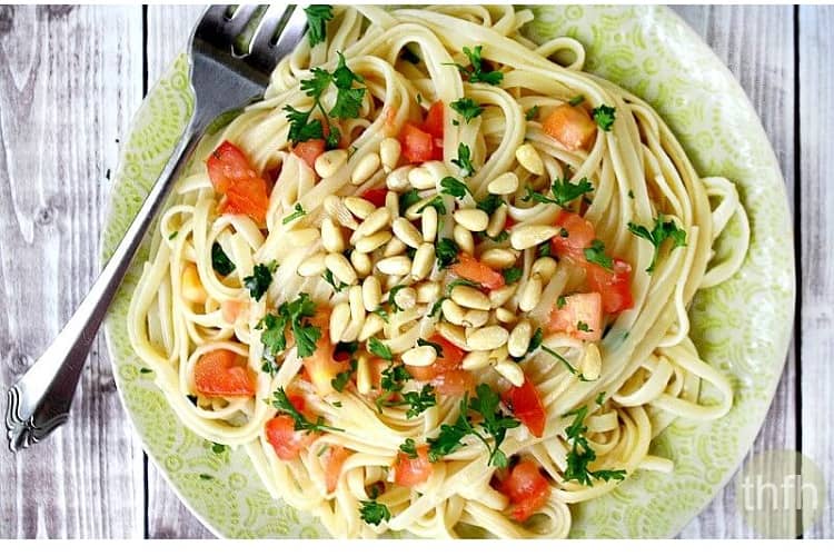 Linguine With Lemon and Tomatoes Easy (1)