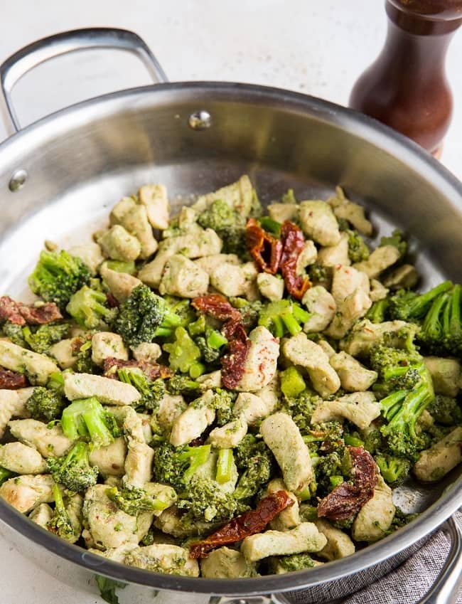 Pesto Chicken And Broccoli Salad 