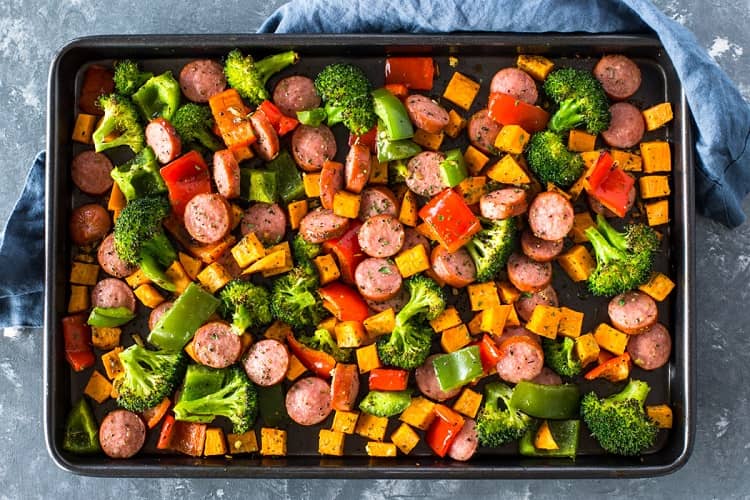 Smoky Roasted Sausage And Vegetables Recipe 