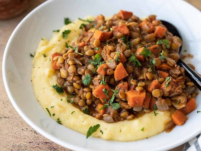 Spiced Lentils With Carrots 