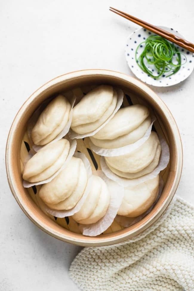 Steamed Bao buns yum (1)