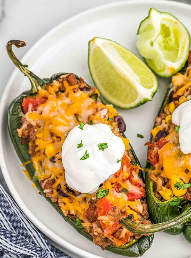 Stuffed Poblano Peppers Tasty