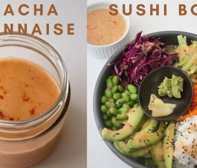 Sushi Bowl With Sriracha Mayo