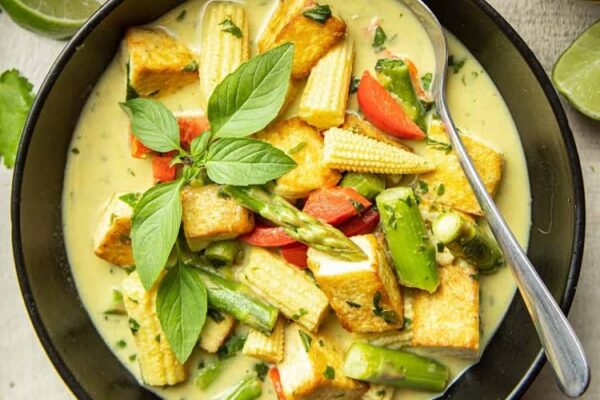 Thai Green Curry With Spring Vegetables Recipe Full Of Flavor