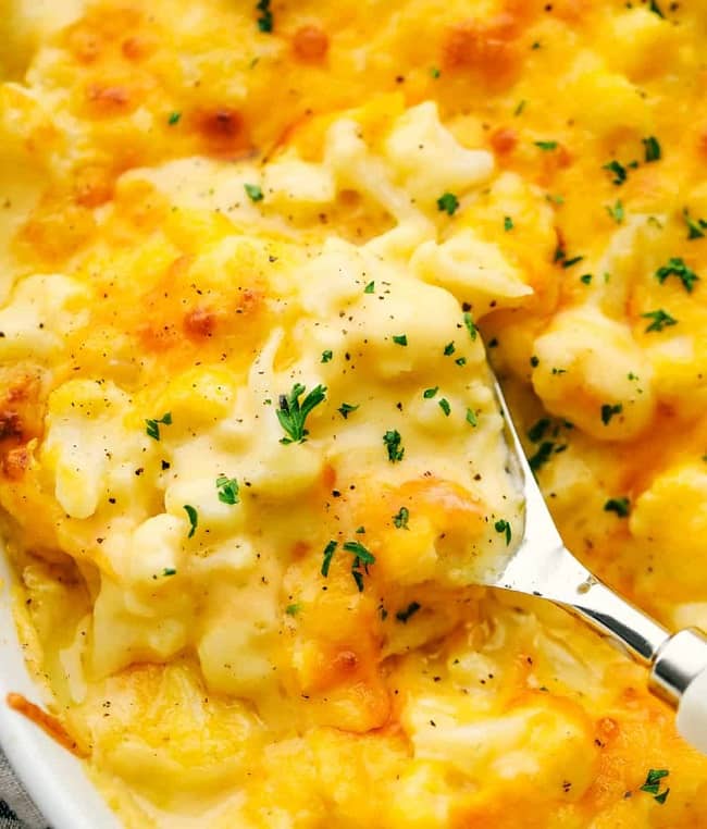 Cauliflower Mac and Cheese Healthy