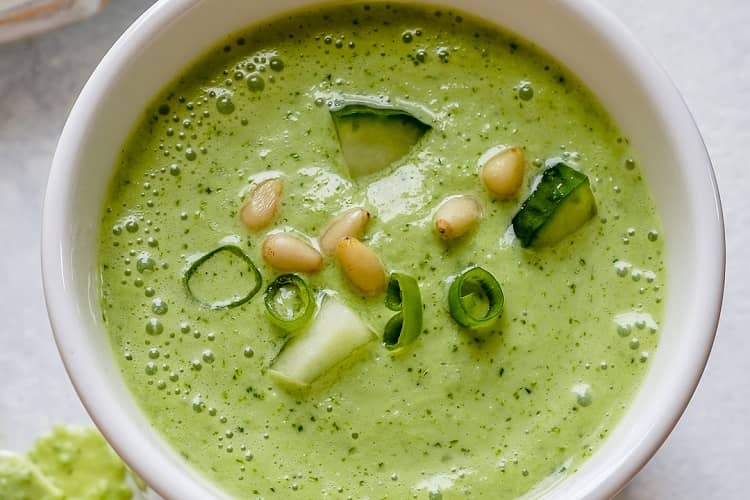 Cold Cucumber Soup Healthy