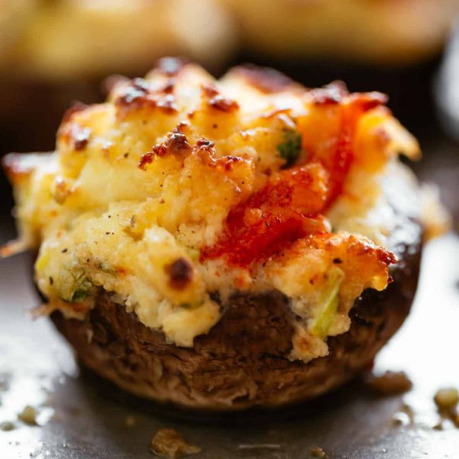 Crab Stuffed Mushrooms