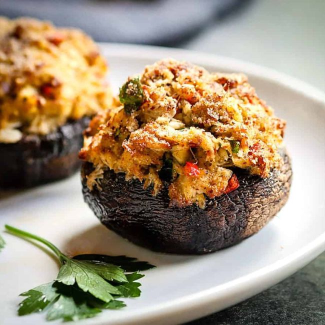 Crab Stuffed Mushrooms