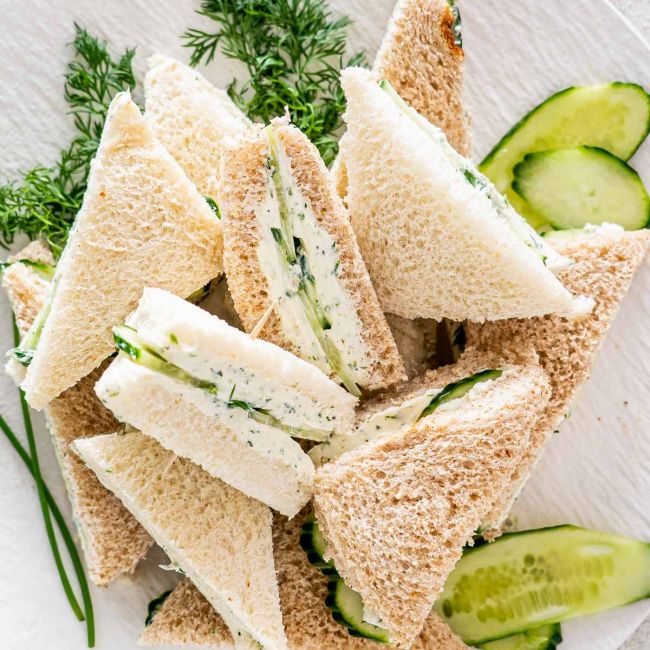 Cucumber Sandwiches 