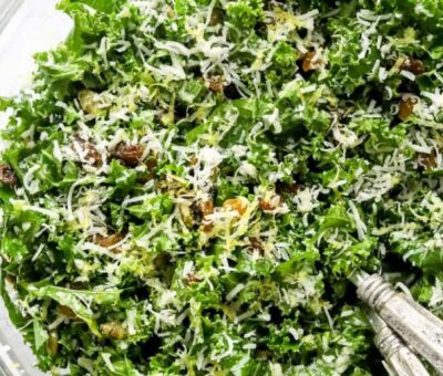 Easy Kale Salad with Fresh Lemon Dressing