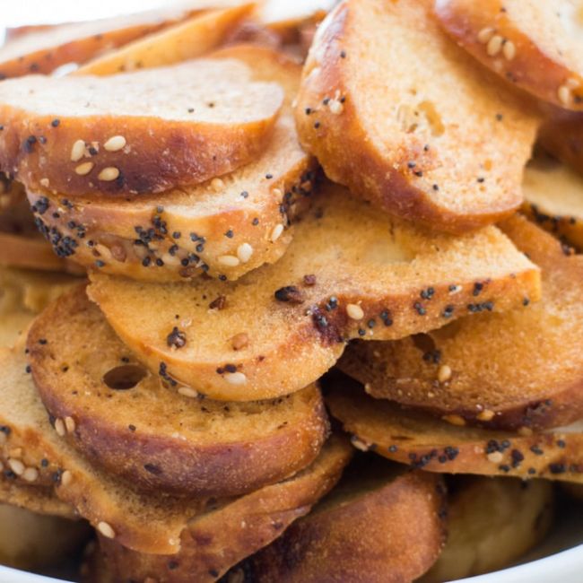 Homemade Bagel Chips