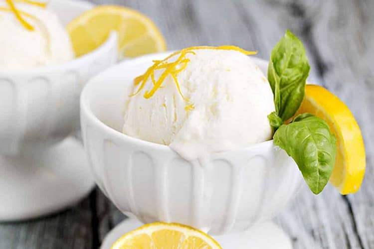Lemon Ice-cream Easy