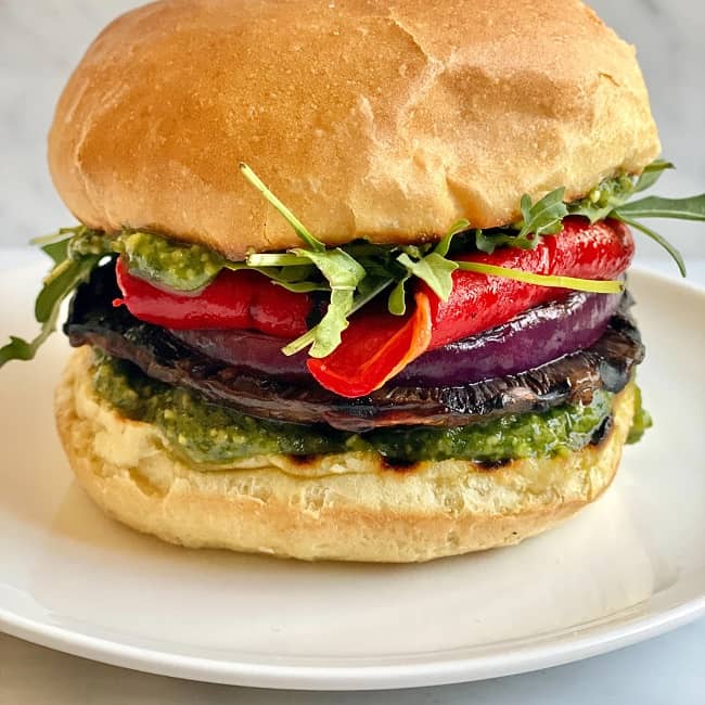 Portobello Mushroom burger Easy (1)