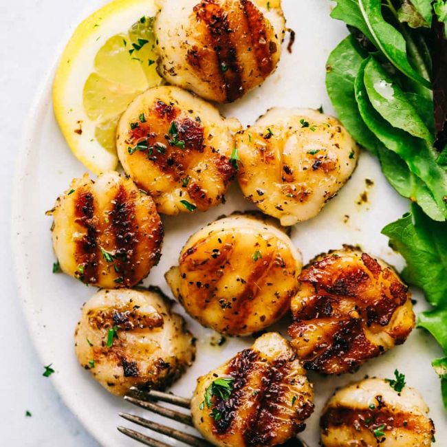 Quick and Easy Grilled Scallops