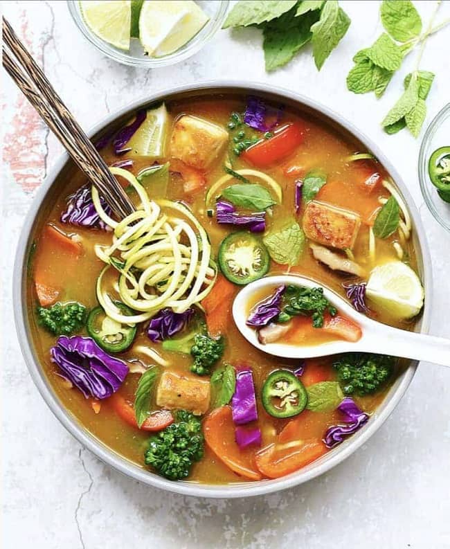 Red Curry Lemongrass Soup Easy