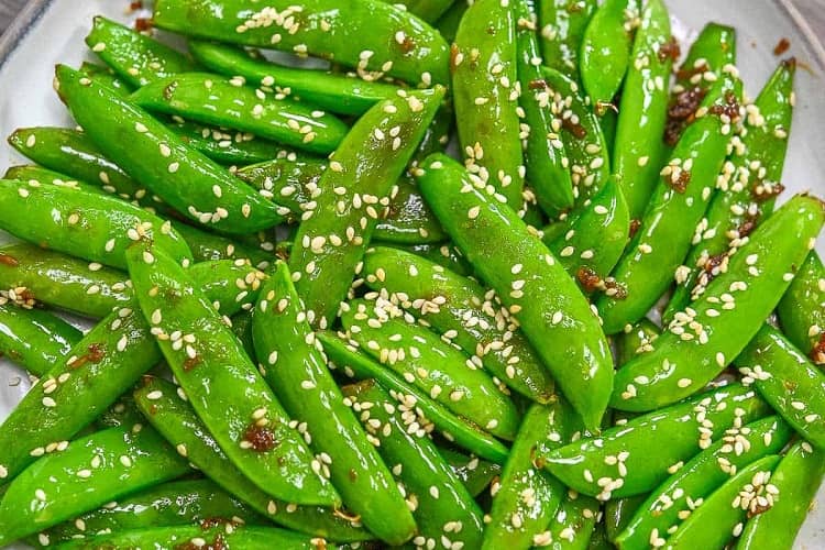 Roasted Snap Peas Healthy