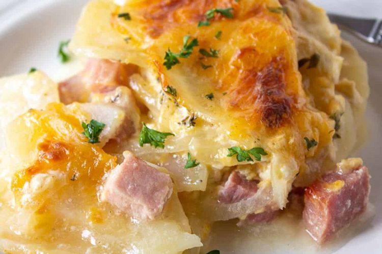 Scalloped Potatoes and Ham