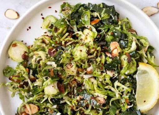 Shaved Brussels Sprouts Salad Easy (1)