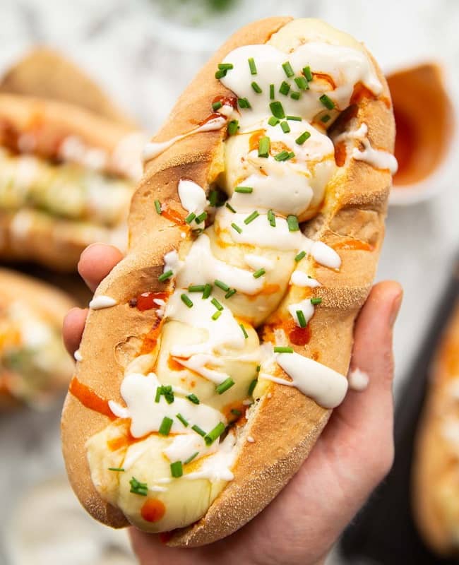 Buffalo Chicken Meatball Sub Easy