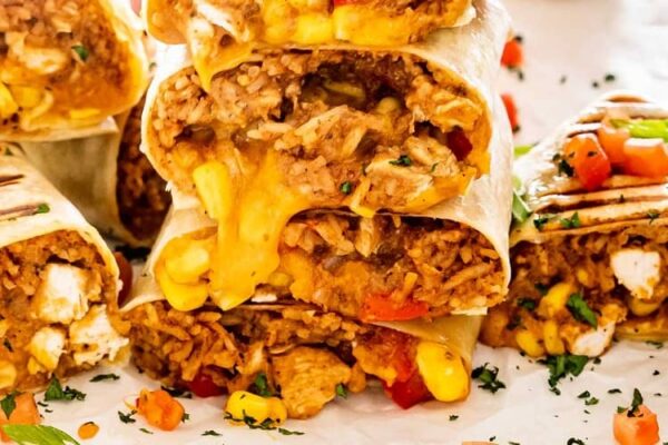 Quick And Easy Chicken Burritos Recipe Full Of Flavors