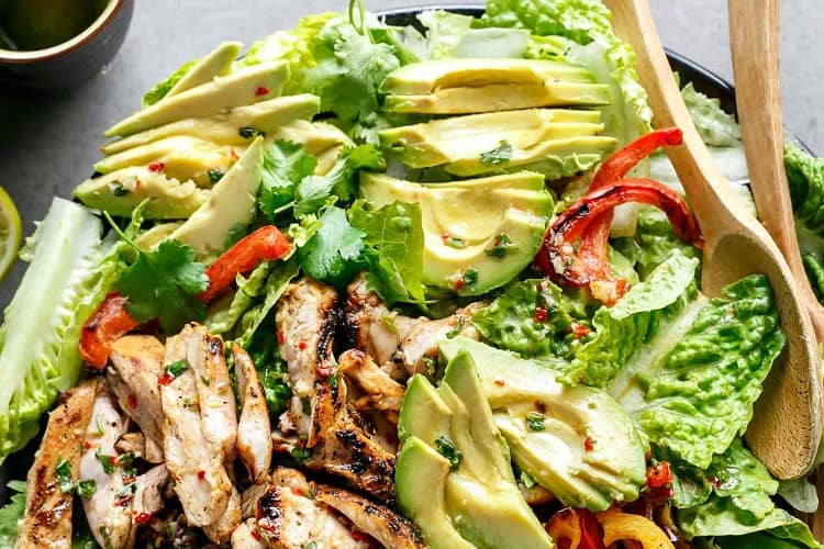 Chicken Fajita Salad Easy (1)