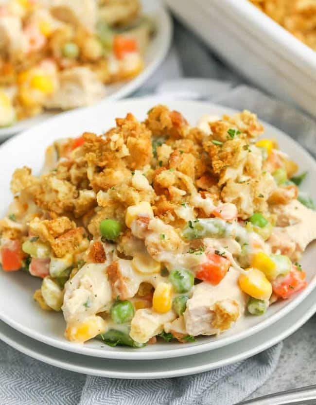 Quick and Easy Chicken Stuffing Casserole (Ready in just 30 minutes)